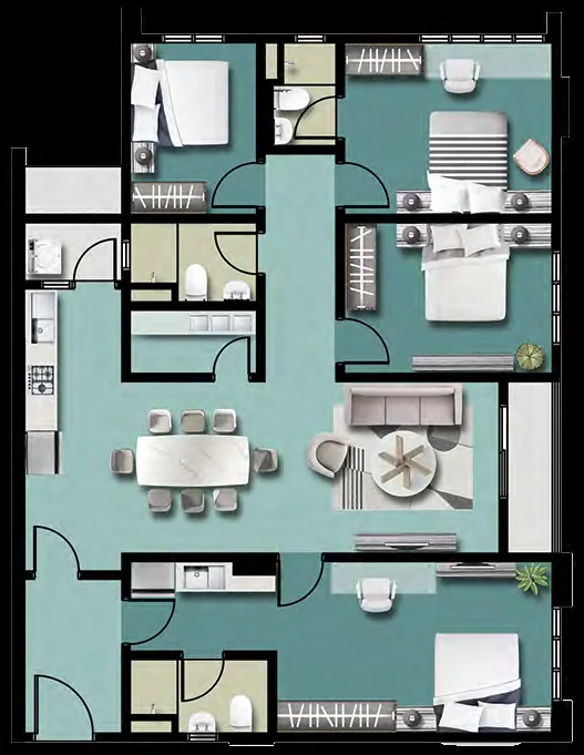 Official Altus Residency Type D layout