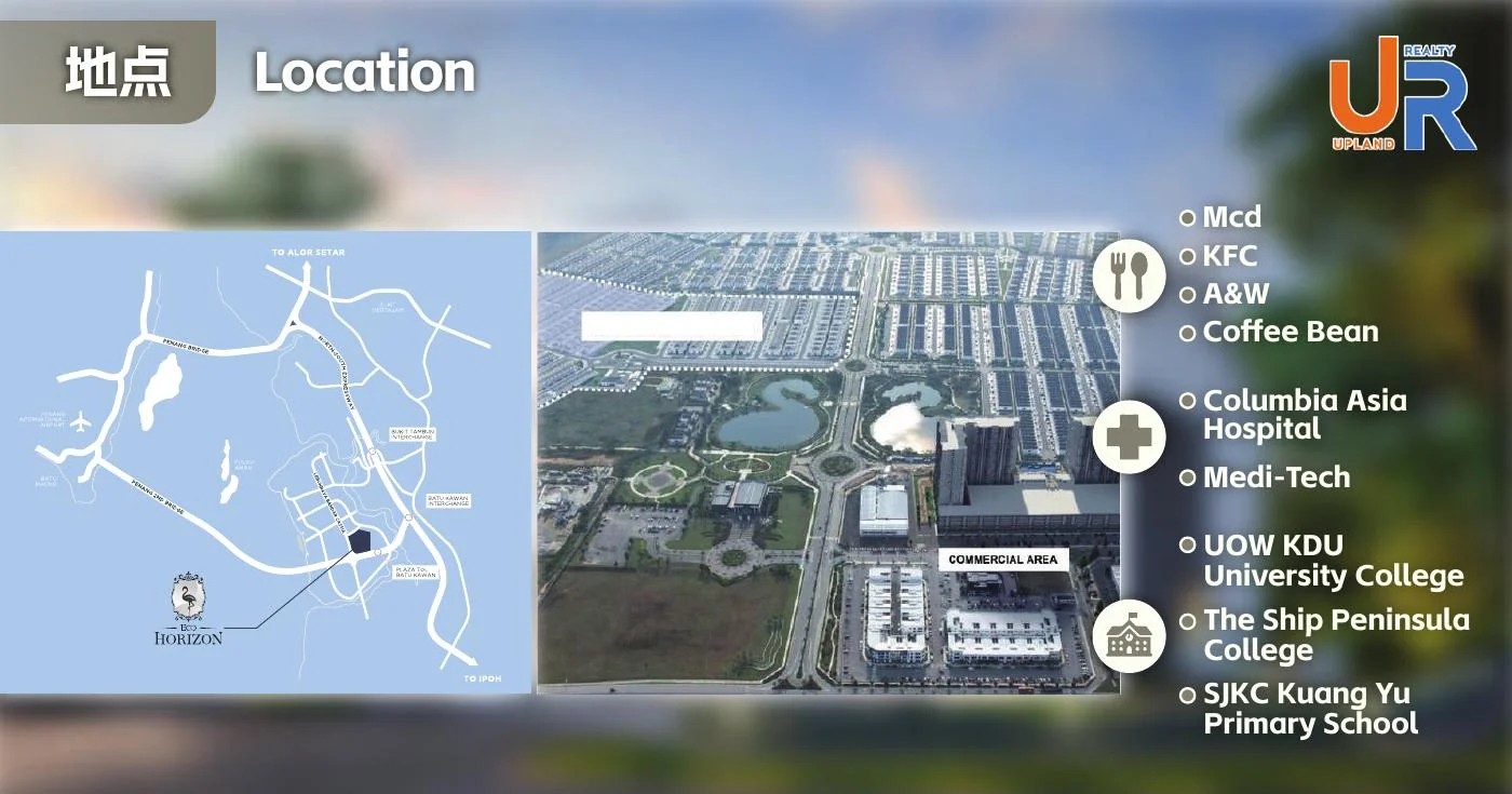 Everine Batu Kawan official location context visual