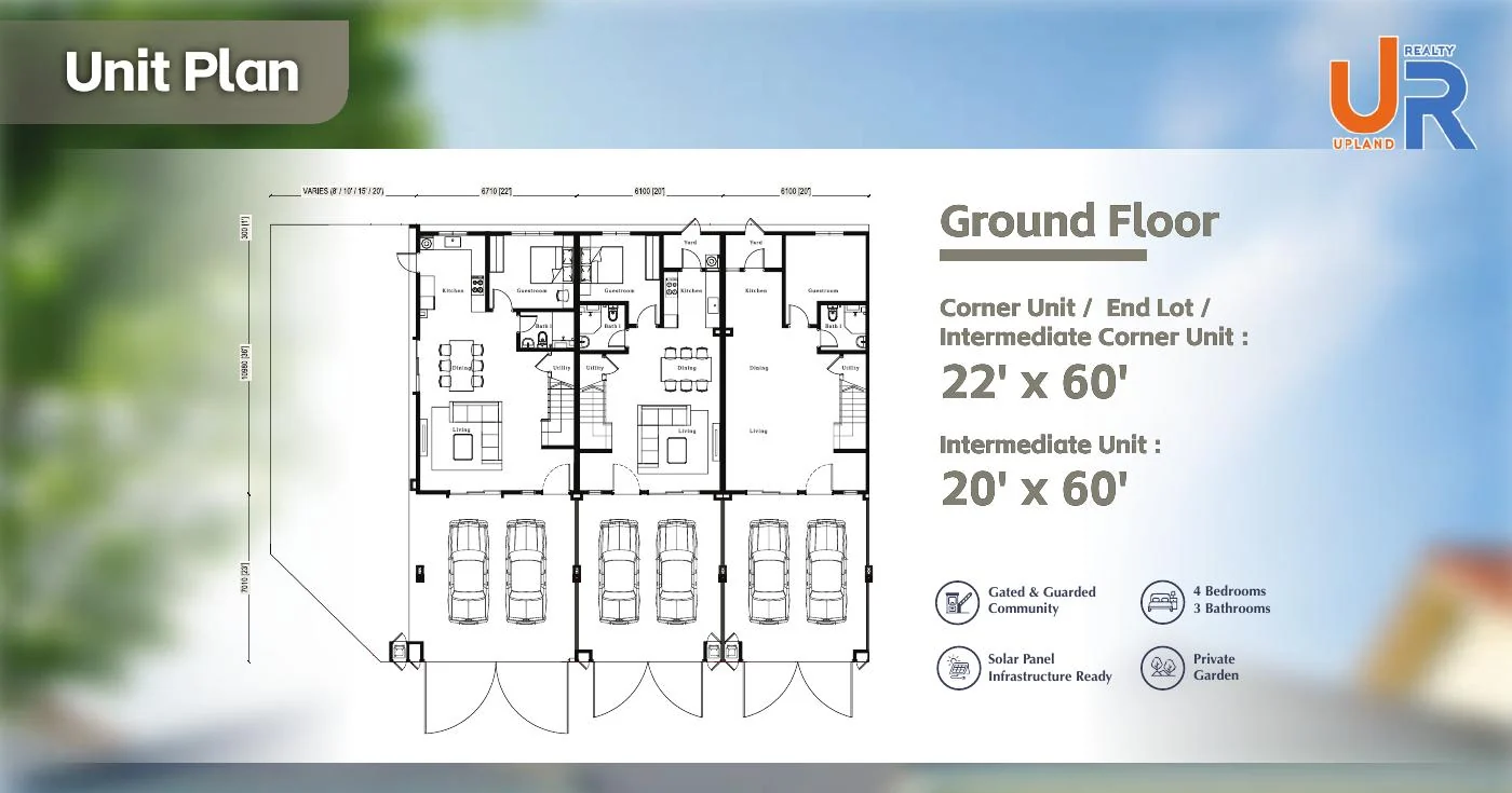 Everine official ground floor unit plan