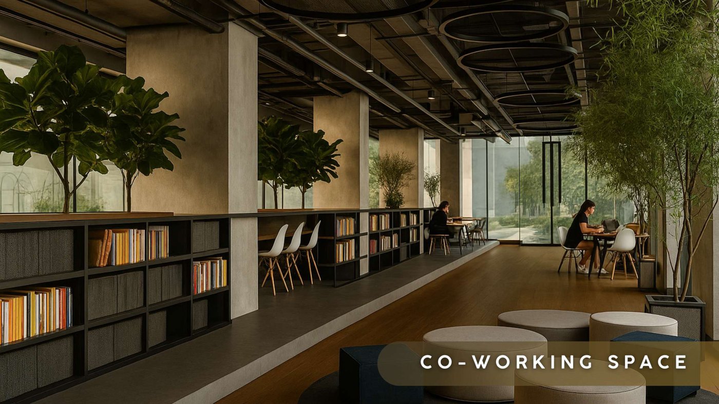 Forescape second co-working space facility visual