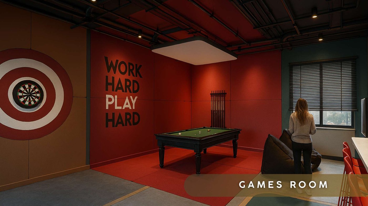 Forescape games room facility visual