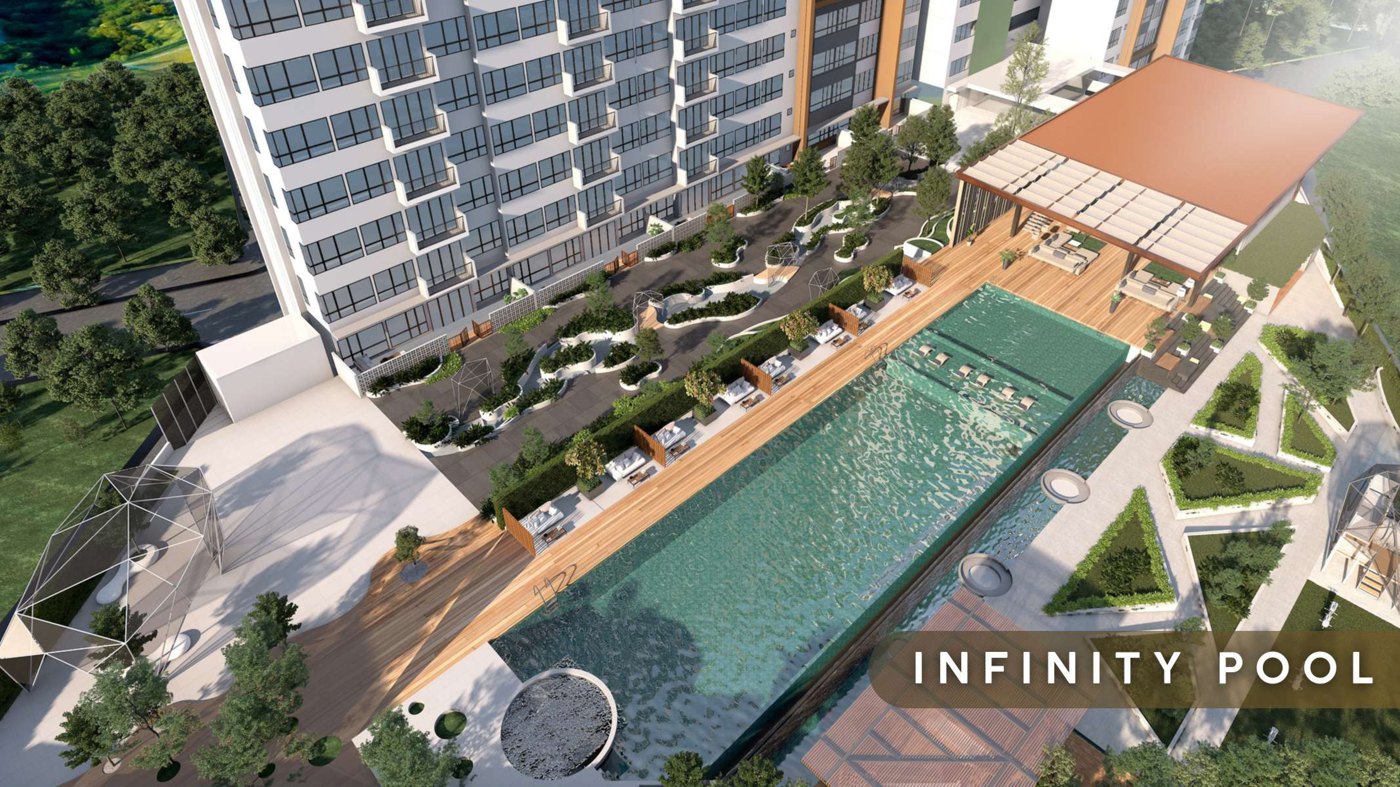 Forescape infinity pool facility visual