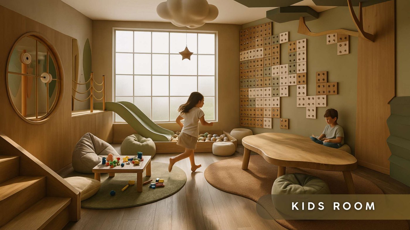 Forescape kids room facility visual