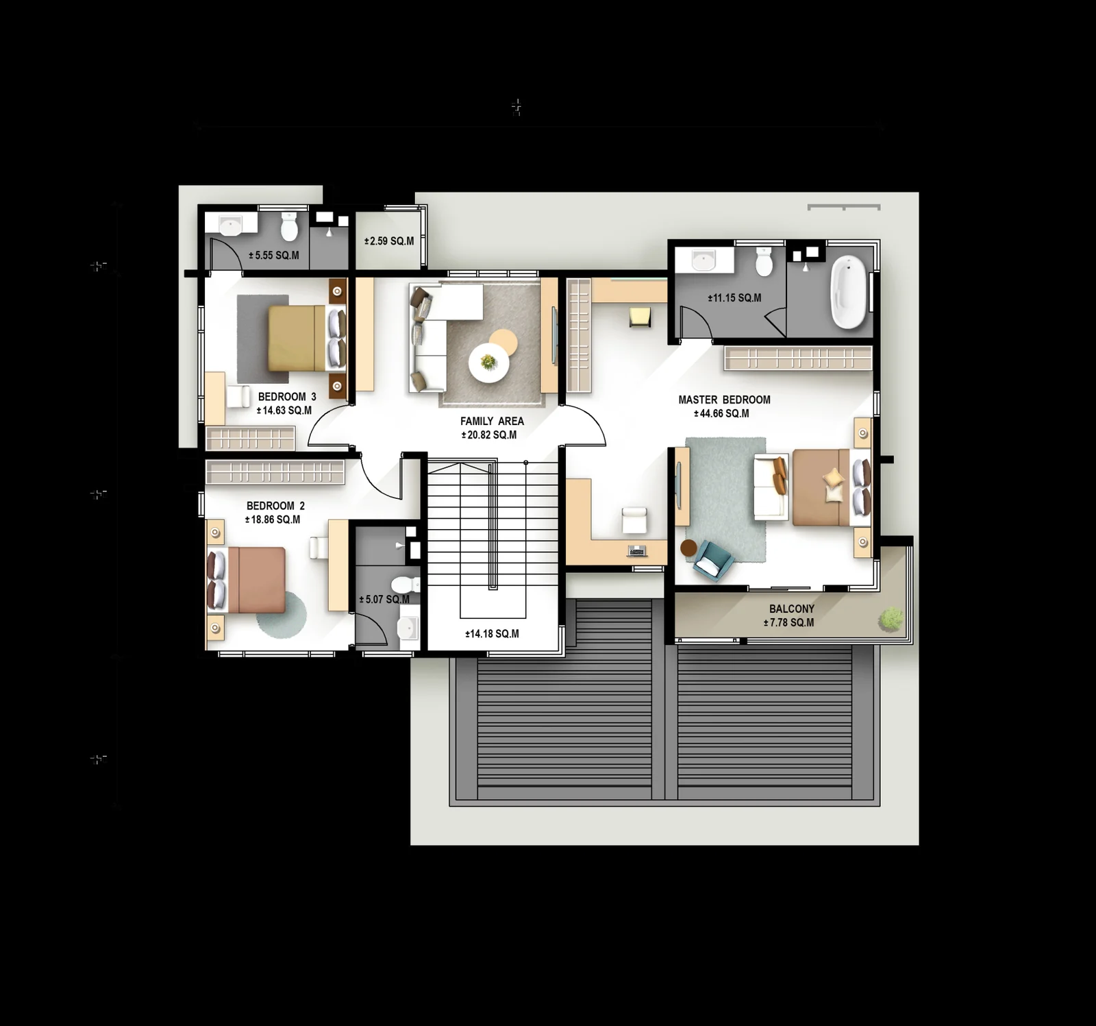 Hijauan Valdor Phase 8 Bonica Type B first floor plan