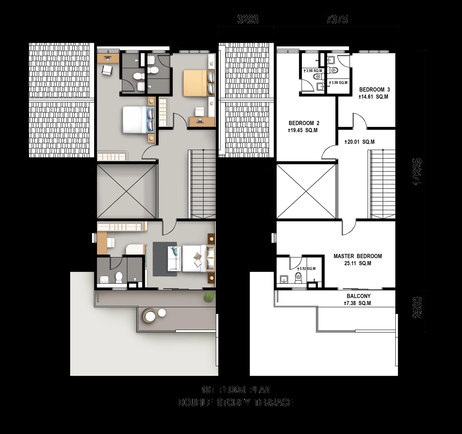 Hijauan Valdor Phase 8 Yucca first floor plan