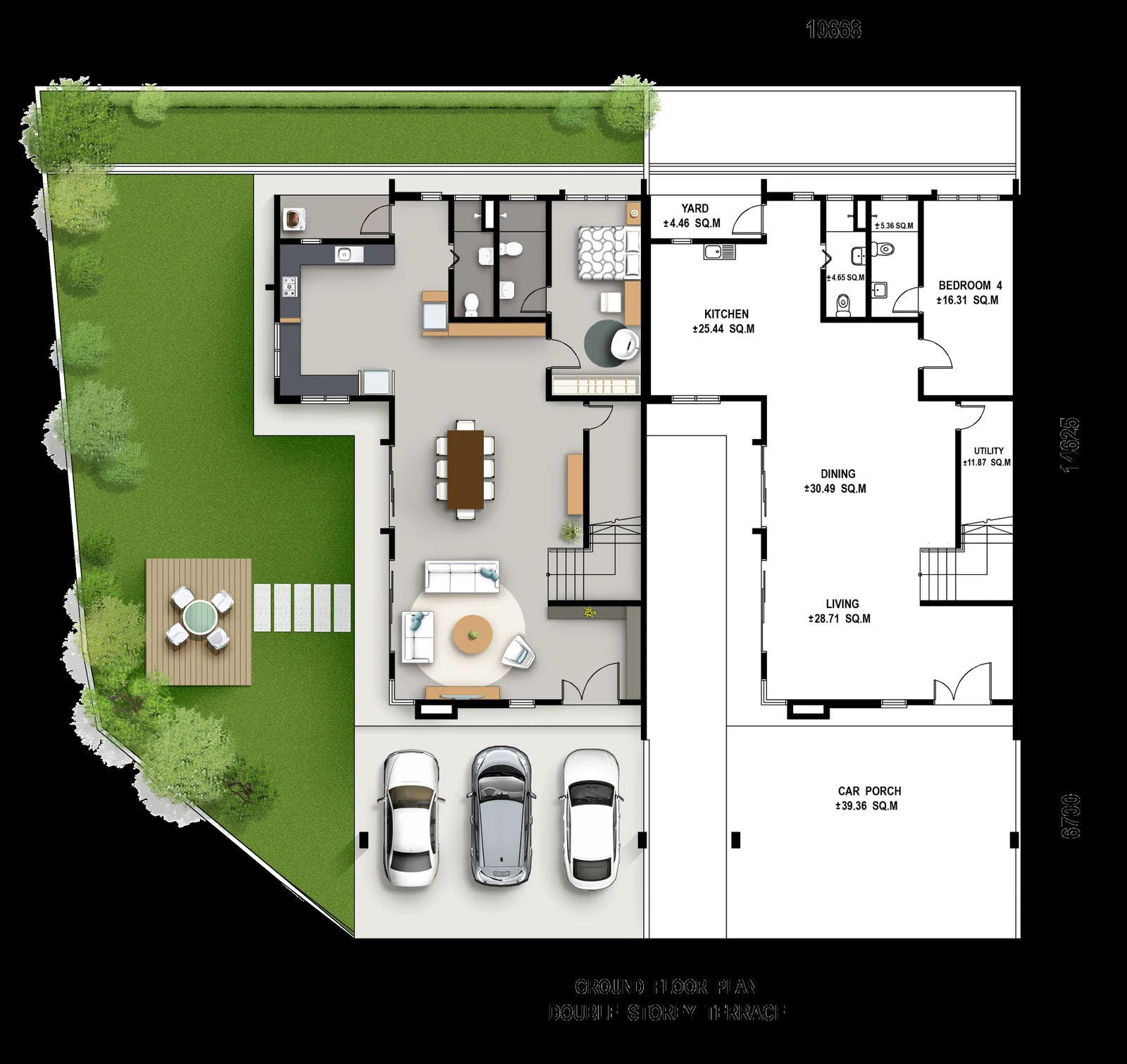 Hijauan Valdor Phase 8 Yucca ground floor plan