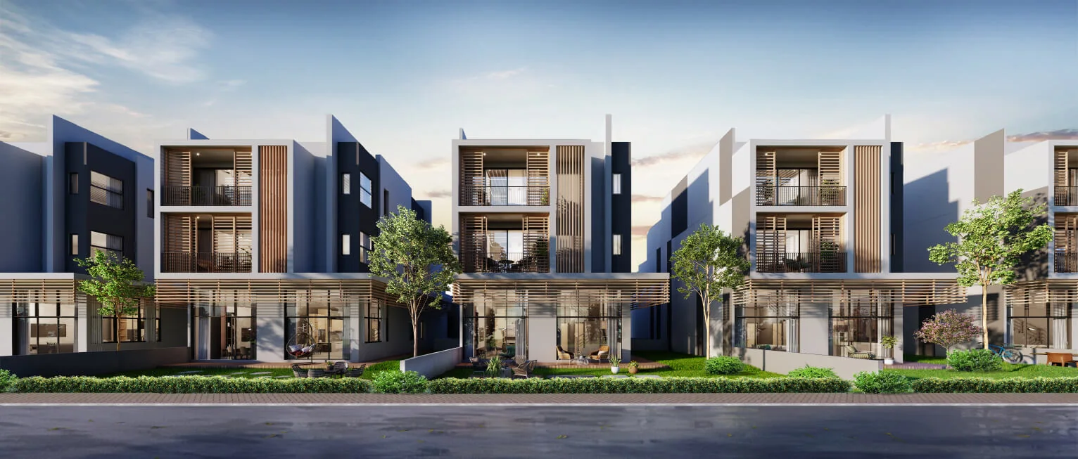 Artist impression of Jesselton Courtyard Homes
