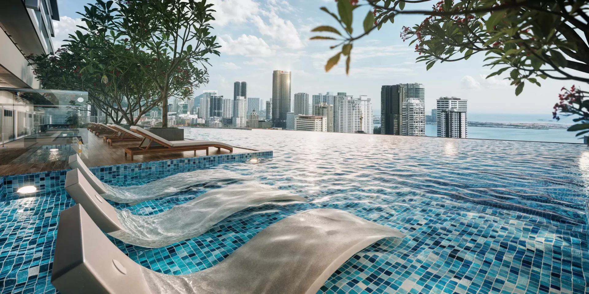 Lumina Residence Olympic-sized pool artist impression