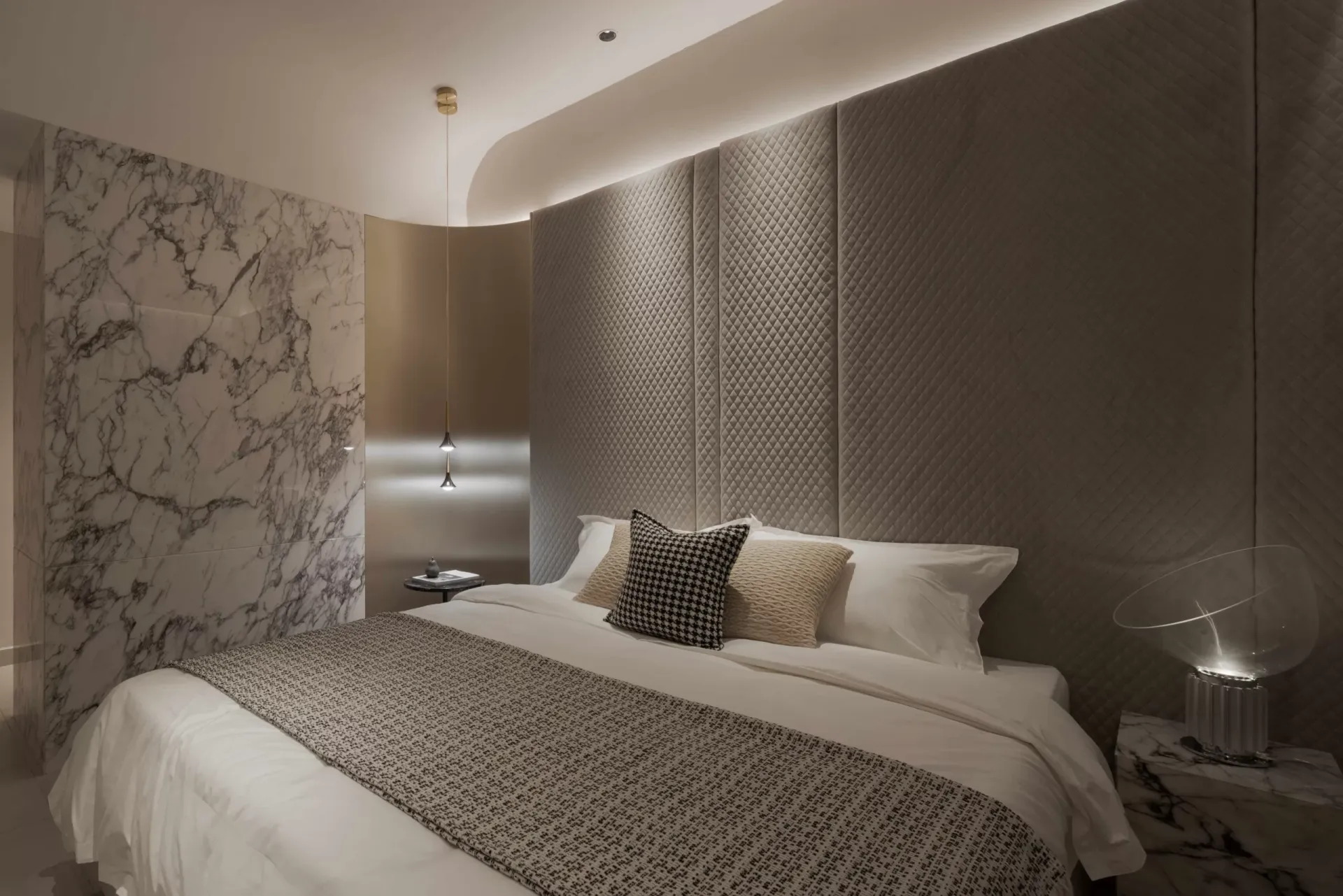 Lumina Residence master bedroom artist impression