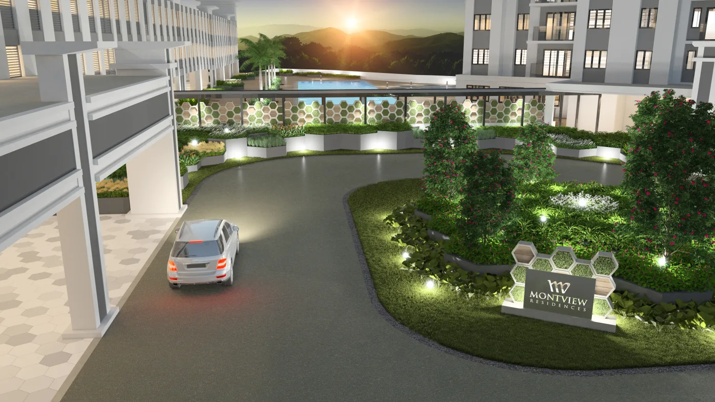 Montview Residence arrival and roundabout facility impression