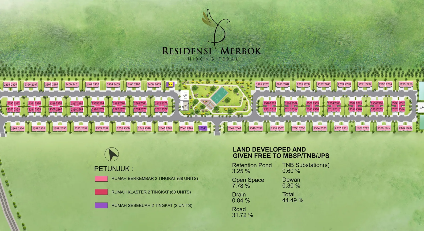 Official Residensi Merbok site plan