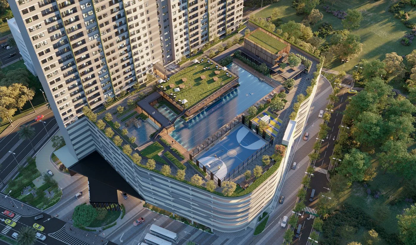 Savana facilities bird eye view