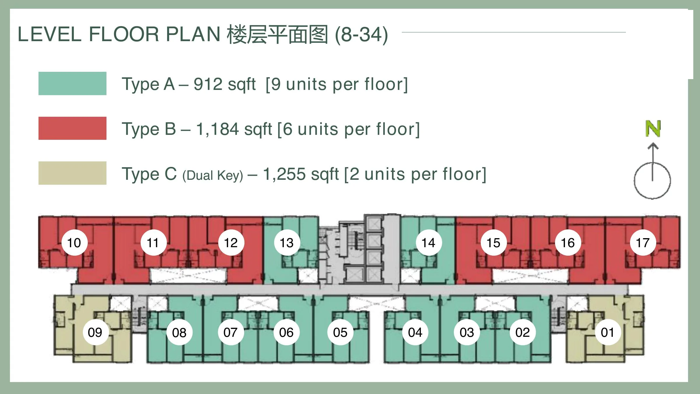 Savana level 8 to 34 official floor plate
