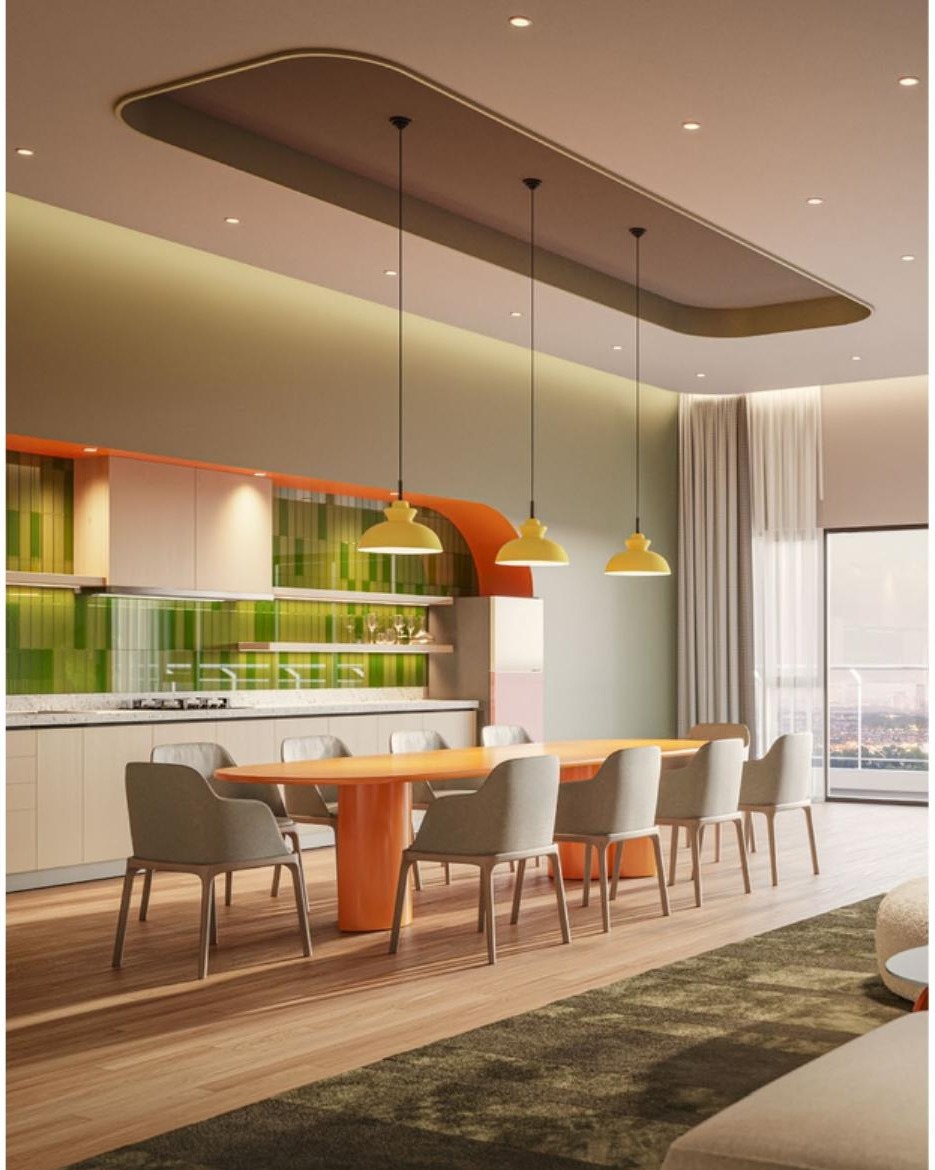 Seiras Residences co-kitchen with private dining official-derived impression