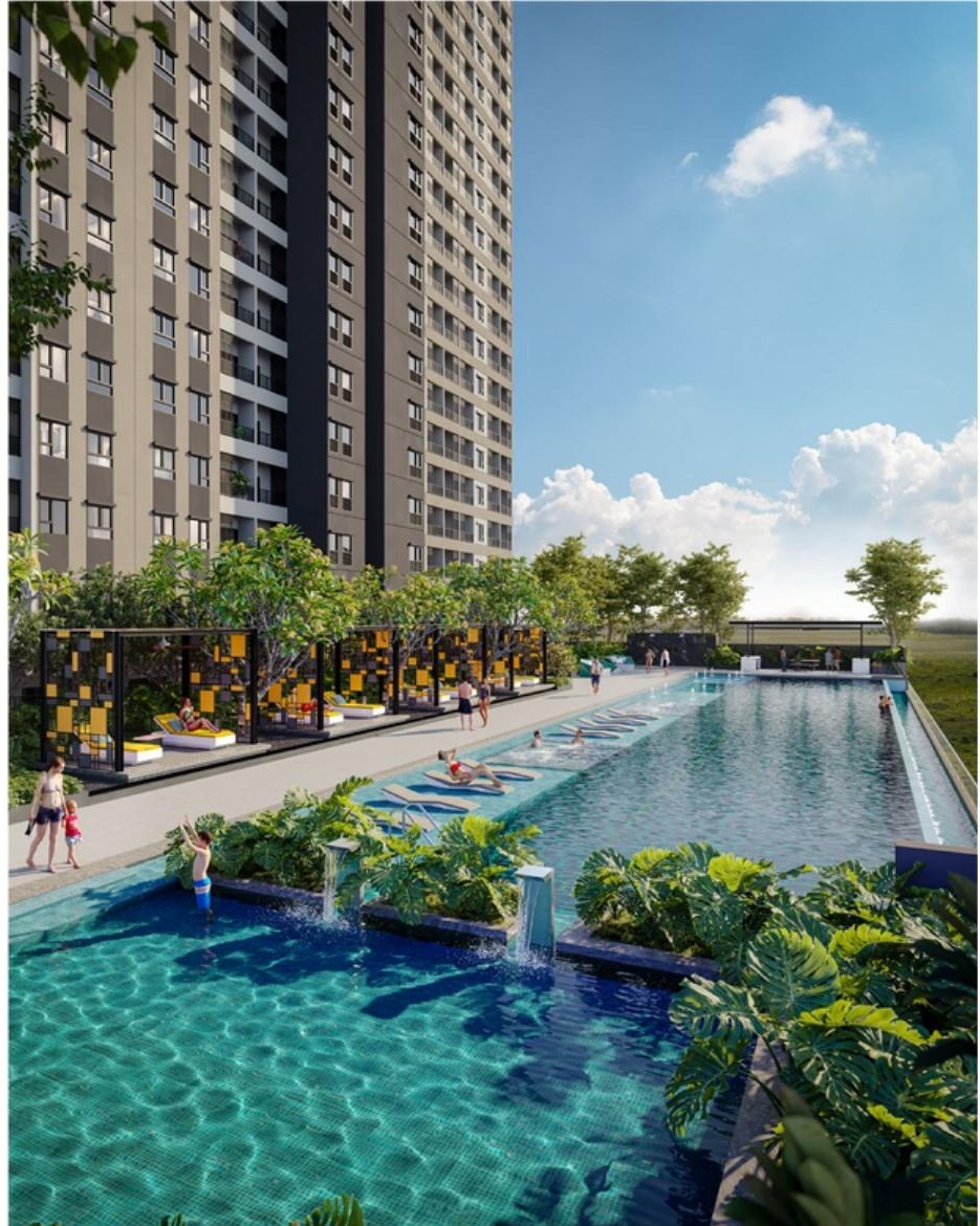Seiras Residences Olympic-length swimming pool official-derived impression
