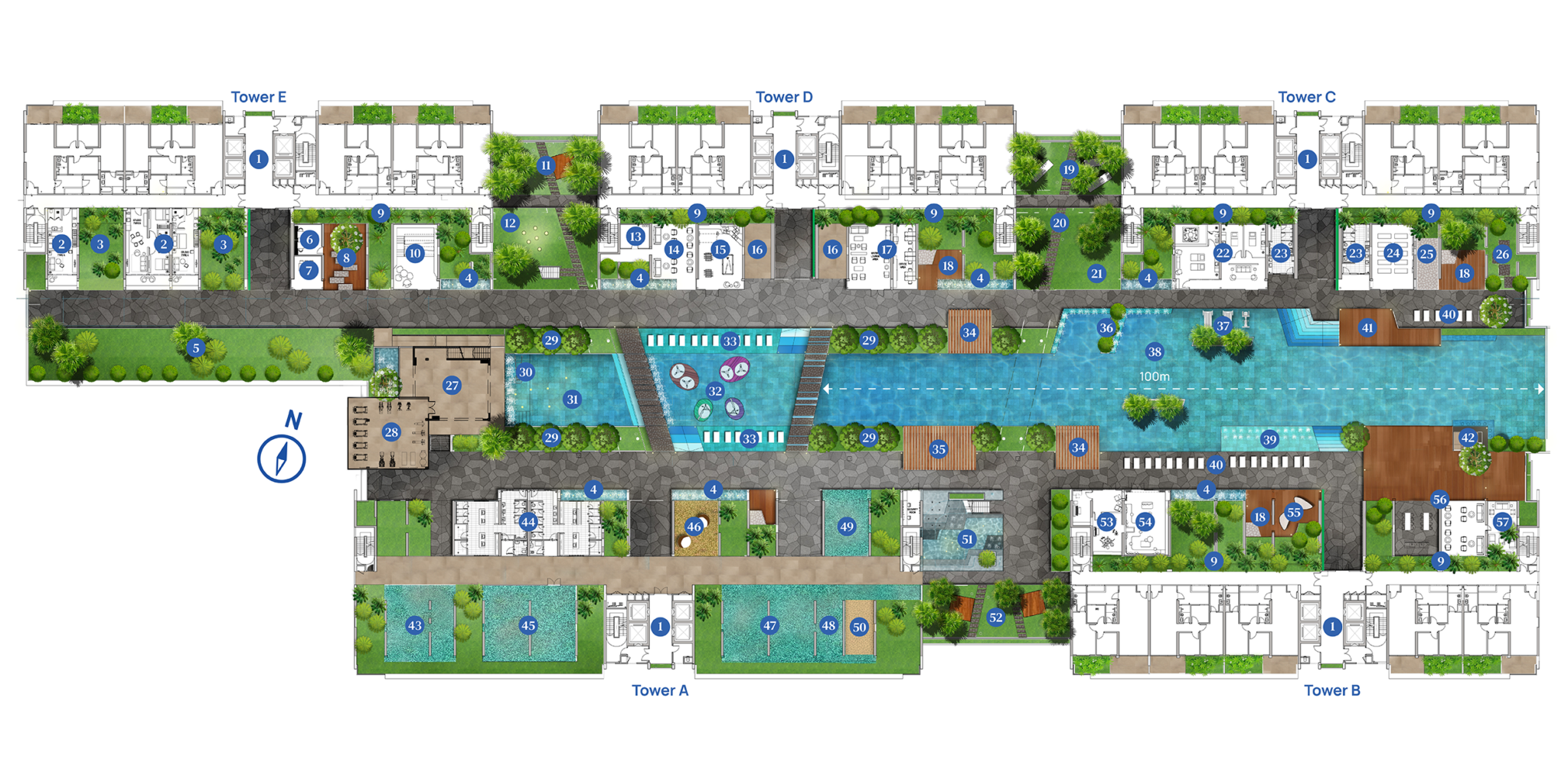 Official Vertu Resort Level 8 facility plan