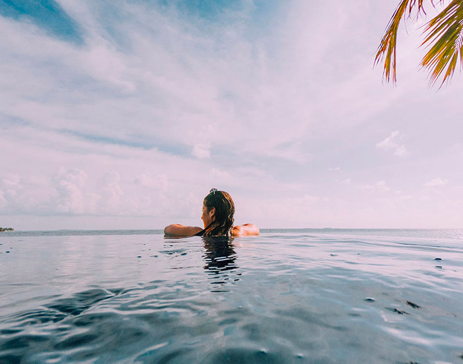 Vertu Resort infinity pool lifestyle visual