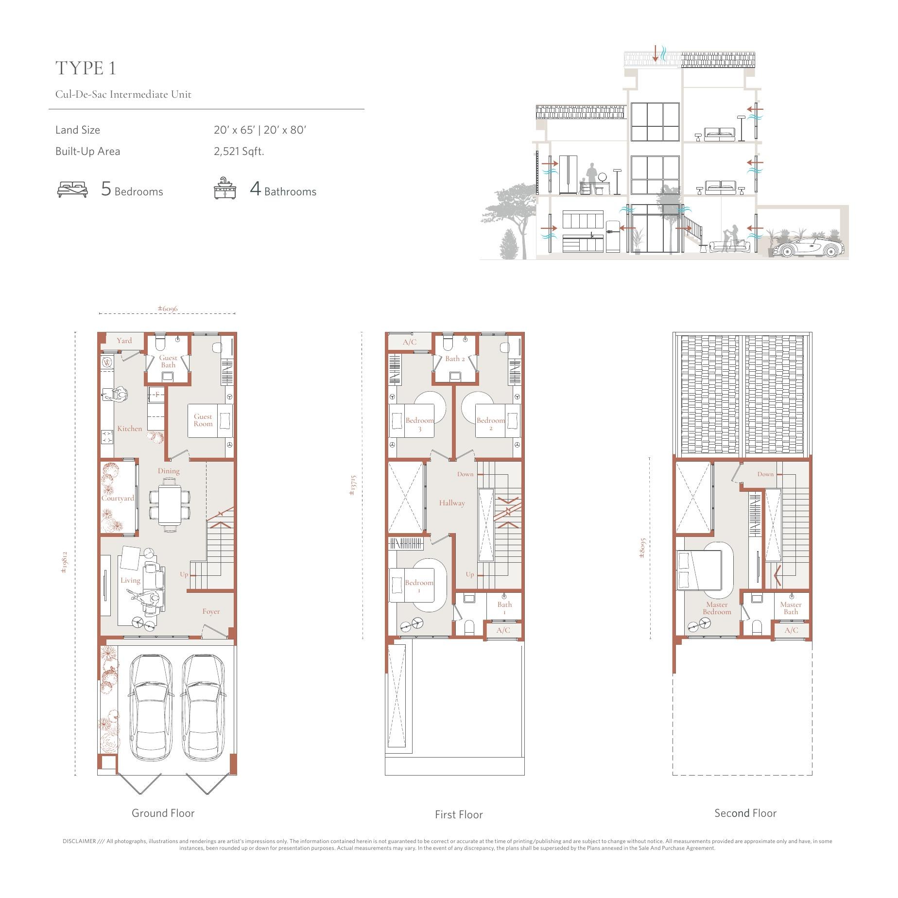 Viluxe Type 1 official floor plan