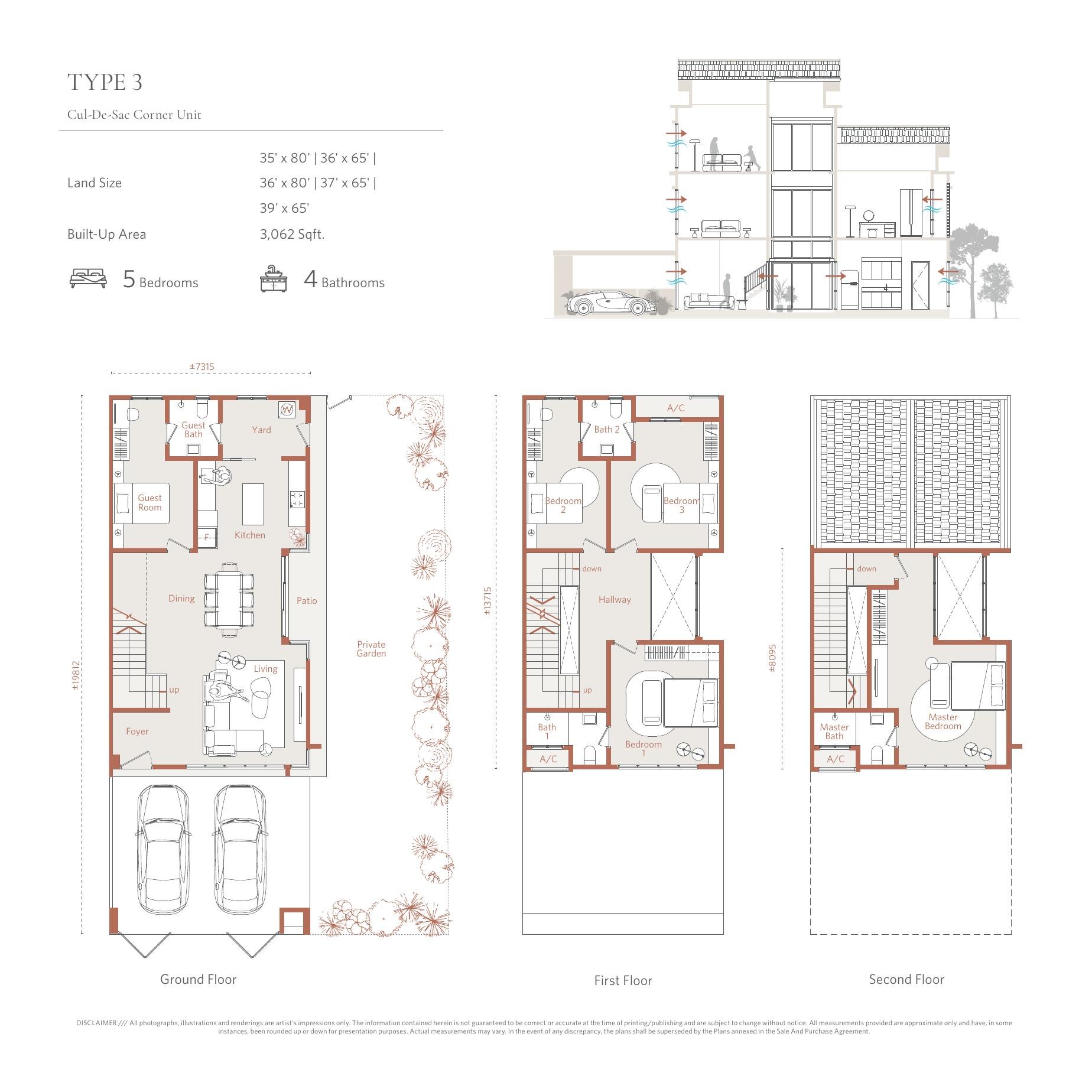 Viluxe Type 3 official floor plan