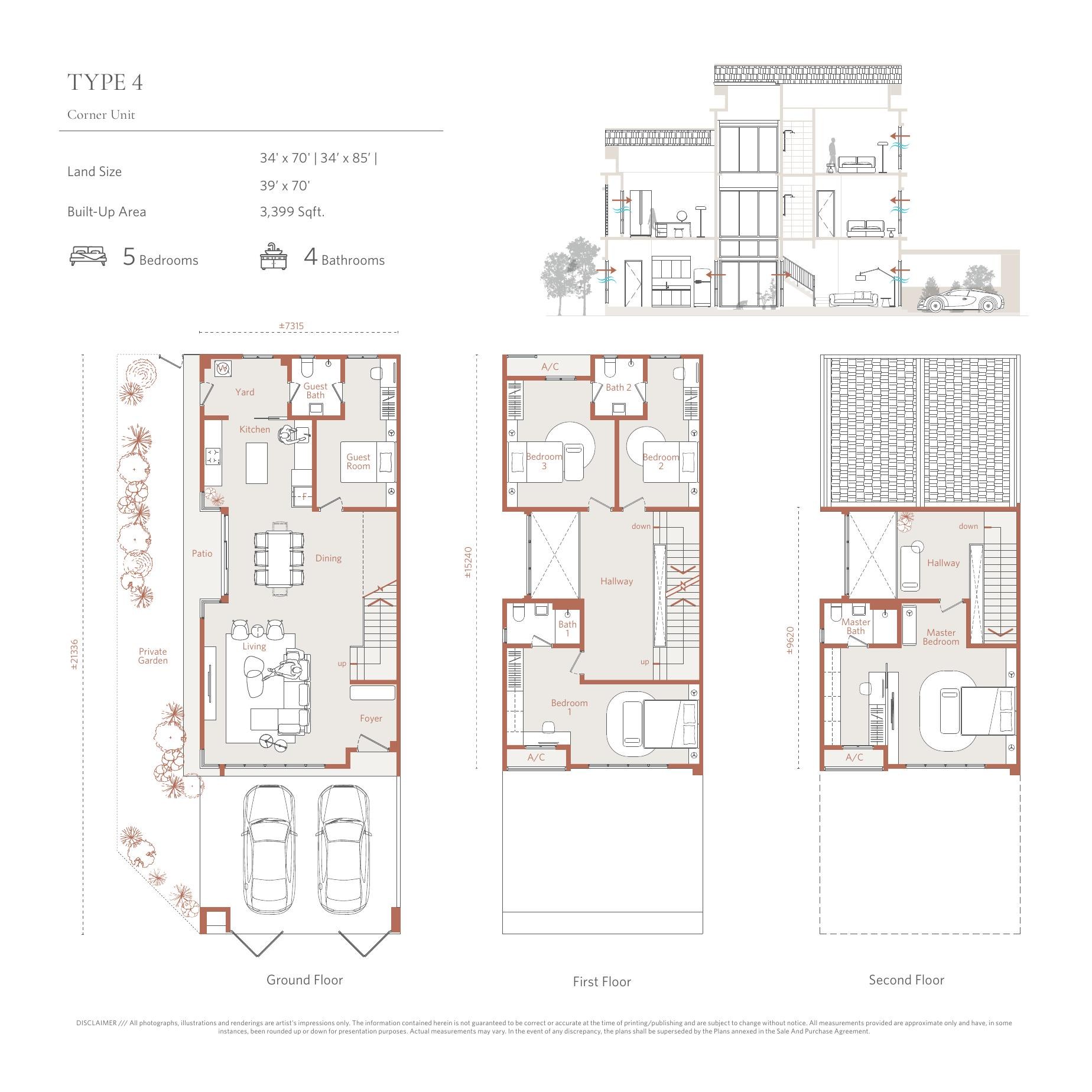 Viluxe Type 4 official floor plan