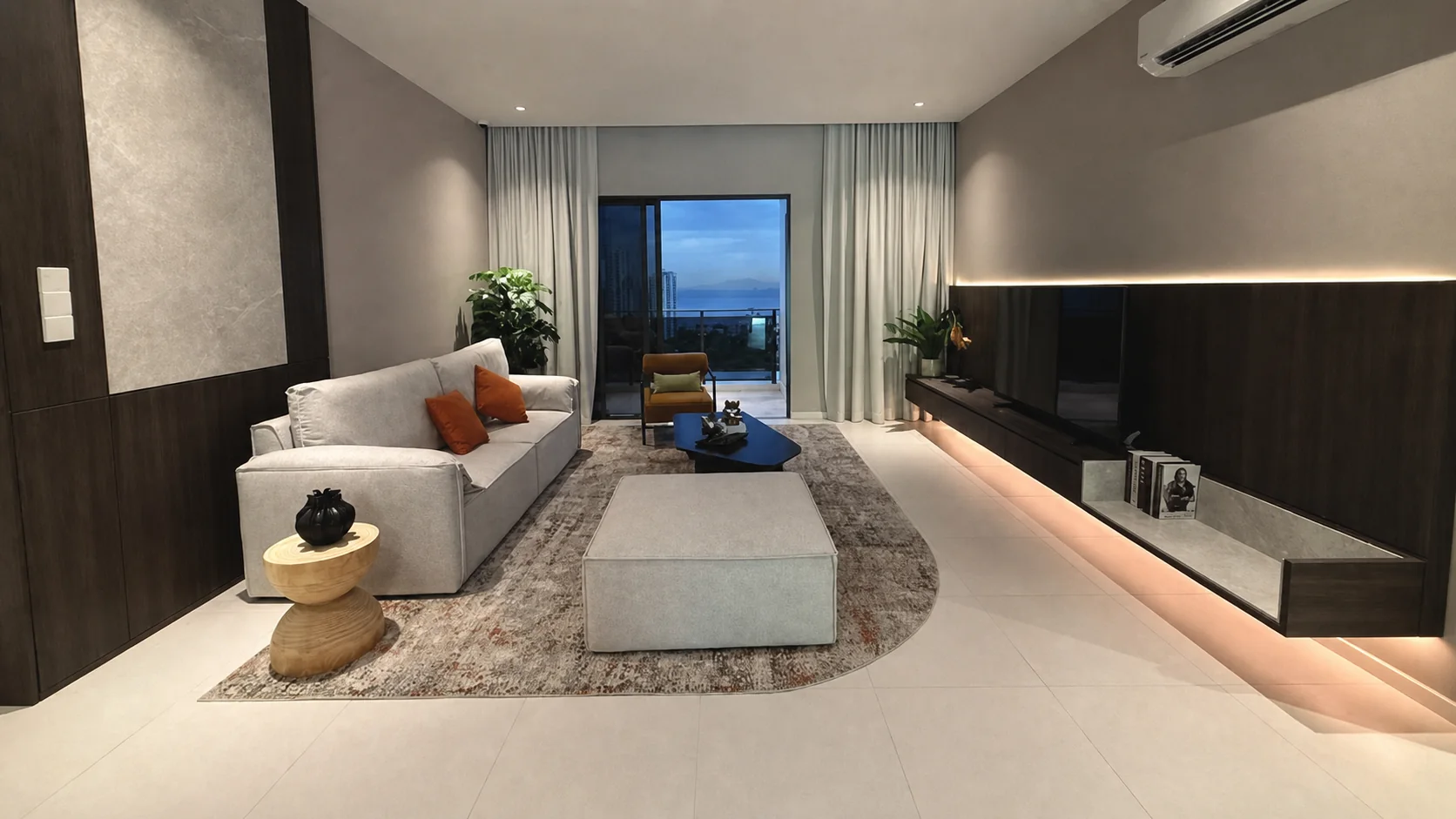 WaterStone show-unit living room marketing visual
