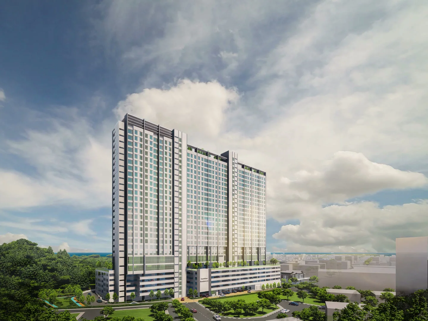 Official artist impression of Esenview Residences in Batu Maung